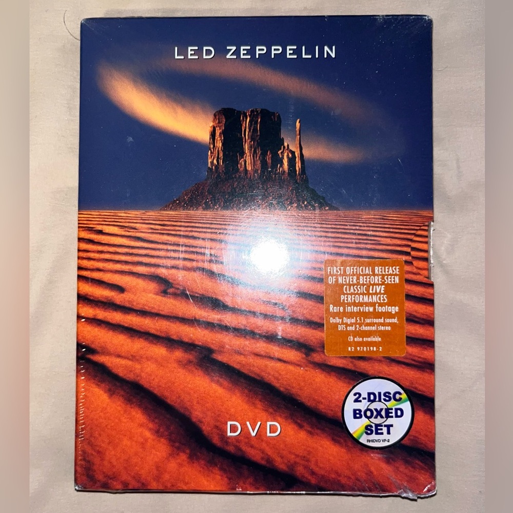 Led Zeppelin DVD Video 2-Disc Boxed Set / BRAND NEW SEALED (NWT)